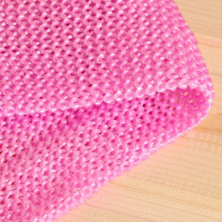 Bath knitted washcloth "Superdlin", 70x11cm, Mix color-5