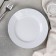 Porcelain plate "Palette", d = 20 cm, white