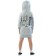 Baby dress, height 98 cm, color gray-melange