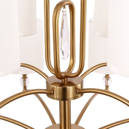 Suspended lamp Freya FR1007PL-12BS Riverside, 880x880x1555 mm, E14, 12x40W, brass color-2