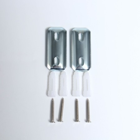 Holder for towels double, 60 cm, accoona a11107, color chromium-3