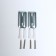 Holder for towels double, 60 cm, accoona a11107, color chromium