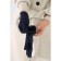 Gloves are female, dimensionless, without insulation, blue color