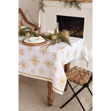 Goldenflakes "Ethel" Golden Snowflakes 149x300 +/- 3cm, 100% cotton, 190 g/m2-5