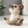 Souvenir Polystone Lak "Coala in the Lotus Pose" 3.5x7.5x6.5 cm