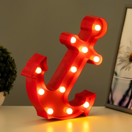 Nightlight "anchor" LED from batteries 2haa mix 32x24x5 cm Risalux-3