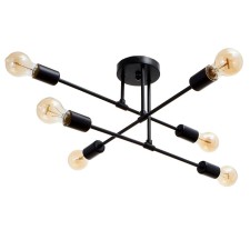 Chandelier 2544/6BK E27 40W black