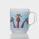 Glass mug "Three heroes", 230 ml