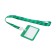 Badge horizontal, external, 100 x 80mm, internal 52 x 82mm, tape 42 cm, frog