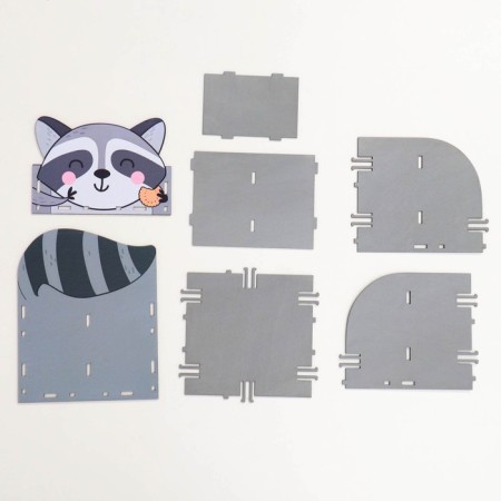 Organizer for the office "Raccoon"-7