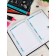 School School A5 80 sheets "Black Ploner", solid cover of artificial leather, foil embossing, lies, reference material, block 70 g/m2