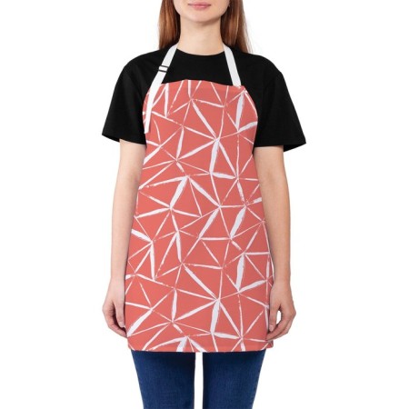 Apron kitchen with a photo print "Abstraction", adjustable, size OS