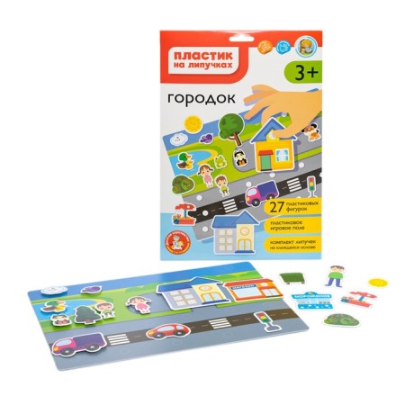 Board game "Velcro plastic. Town ", 3+, in an envelope-1