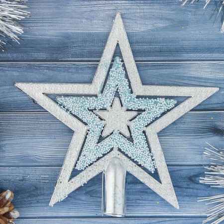 Top "Star" snowfall, 15x14.5 cm, silver