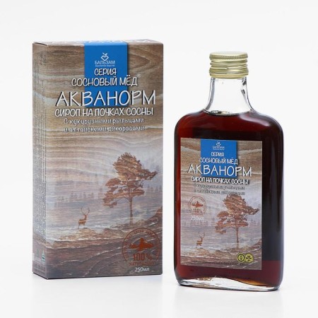 Syrup "Aquanorm. Pine honey ", 250 ml
