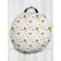 Sunflower and poppy cushion, decorative, d = 52 cm
