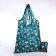 Household bag without fastening, turquoise color