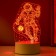 Cosmonaut lamp Led RGB from a network 9.5x10x21 cm Risalux