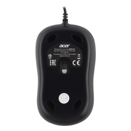 Acer OMW140 Black Optical Mouse (1200DPI) USB (3but)-1