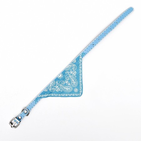 Collar with a scarf 32 x 1 cm, Osh 22-28, blue-2