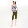 Female set (T -shirt, Bridges), Khaki color, size 44