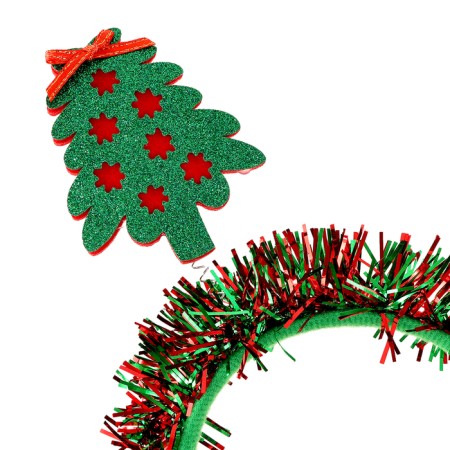 New Year! Carnival rim "Christmas trees", color mix-2
