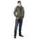 Male hoodies, size 54, khaki color