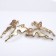 Earrings Metal "Butterflies" Fabulous, Color Gold