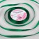 Satin ribbon, 6 mm × 23 ± 1 m, color saturated green No. С1123