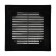 Ventilation grate "Vento" 1515VR, 150x150 mm, with a grid, detachable, black
