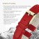 Watch strap, female, 12 mm, harness 65 mm, larynx 105 mm, genuine leather