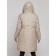 Coat insulated winter female, size 48, beige color