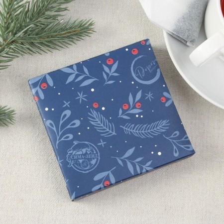 New Year! New Year's ceramic "Snowflake" stand, 8 x 9 cm, white color-3