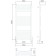 Water towels Larusso "Grand" P14, 500x1200 mm, 546 W, with a shelf, Lower Connect