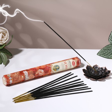 Incense hem "Precious rose. Precious rose", 20 wands in packaging, hexagon