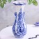 VAZ Gzhel "Katerina", white-blue, ceramics, 37 × 14 cm,