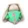 Soft toy "Bunny Mi" in the sweatshirt "Dragon", 15 cm