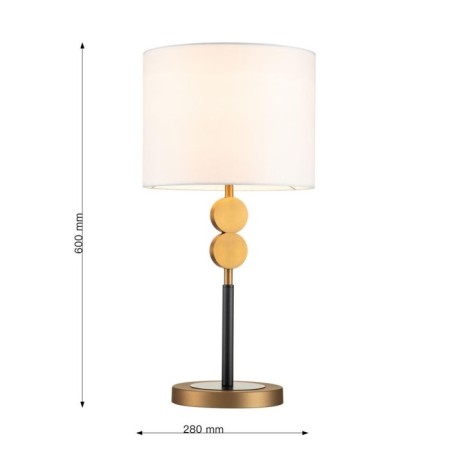 Roshe 280 mm desktop lamp, E27 40W-2