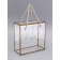 PET box with handles, gold, 20 x 20 x 9 cm