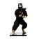 Collectible doll "Black ninja with a sword" 25x12.5x12.5 cm