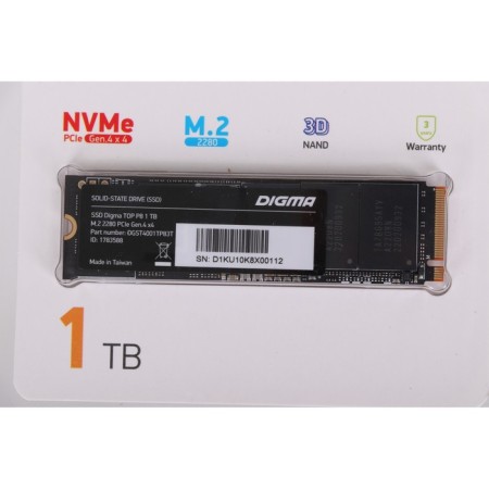 SSD Digma PCIE 4.0 X4 1TB DGST4001TP83T Top P8 M.2 2280-1