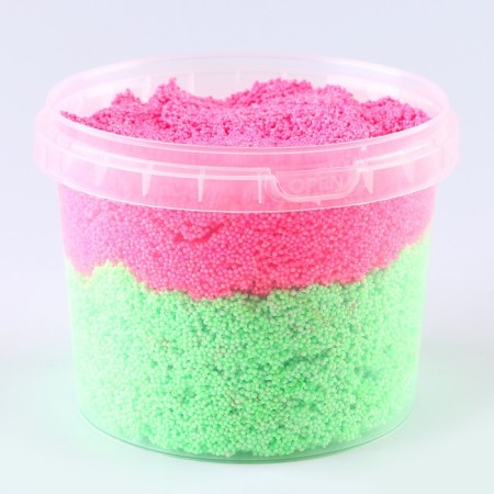 Ball plasticine, container 500 ml, two -tone, mix-6