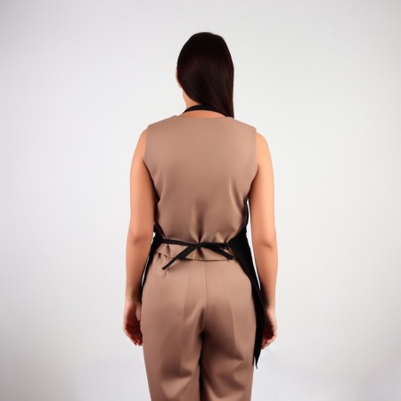 Apron for the master, one -sided, black color-2