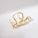 Earring "Kuff" cat, color gold