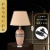 Traffic lamp with lampshade Risalux "Epica", E27, 40 W, 28 × 28 × 44.5 cm