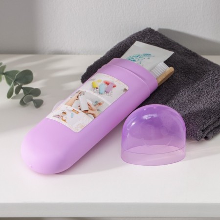 Case for toothbrushes and pasta, 20 × 6.5 × 3 cm, color mix-2
