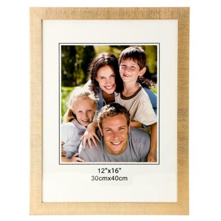 Photo frame plastic 30x40 cm "Sandless threads" gold 44x34 cm-3