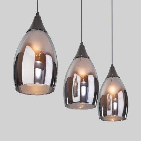 Suspended lamp with glass ceiling Cosmic, 15W, E14, 62x12 cm-3