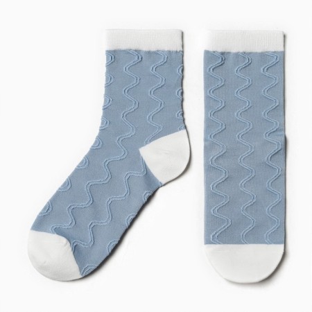 Women's socks, blue color, size 36-40