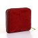 Women's wallet with lightning, red color